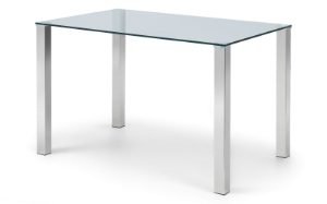 Enzo Glass Top Dining Table