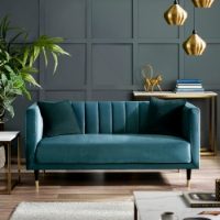 SAL402 - Salma Scalloped Back 2 Seater Teal Roomset_1