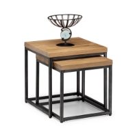 BROOKLYN NESTING LAMP TABLES - OAK