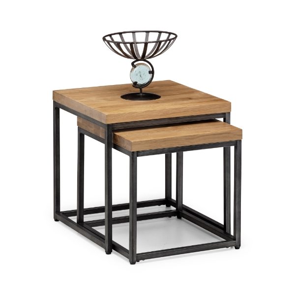 BROOKLYN NESTING LAMP TABLES - OAK