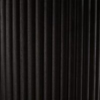 LOU009 - Louis Black Fluted Side Table with Door Detail_5