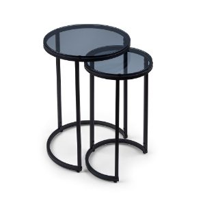 Chicago Round Nesting Side Tables 