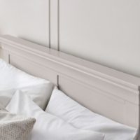 CLERMONT 135CM DOUBLE BED - LIGHT GREY