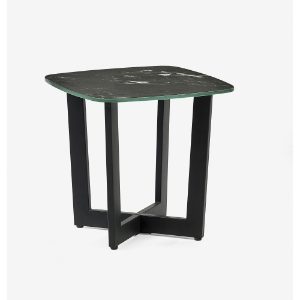 Olympus Lamp Table Black Marble