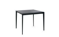 MIAMI SQUARE STONE TOP DINING TABLE - SLATE GREY