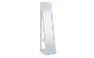 Fresco White Storage Mirror