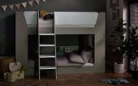 PARSEC BUNK BED TAUPE & WHITE