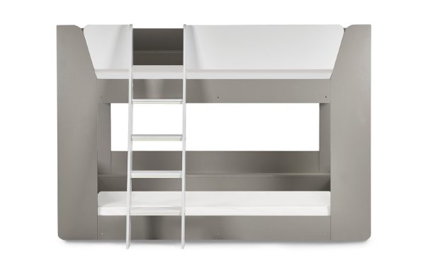 PARSEC BUNK BED TAUPE & WHITE