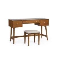 LOW054 - Lowry Dressing Table &amp; Stool Set Cutout_1