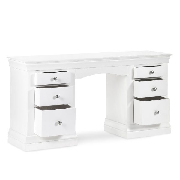 CLERMONT DRESSING TABLE - SURF WHITE