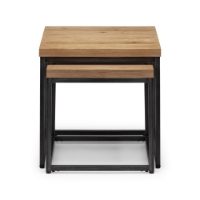 BROOKLYN NESTING LAMP TABLES - OAK