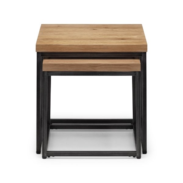 BROOKLYN NESTING LAMP TABLES - OAK