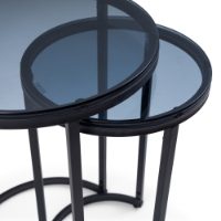 Chicago Round Nesting Side Tables 