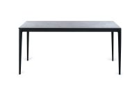 MIAMI RECTANGULAR STONE TOP DINING TABLE - SLATE GREY