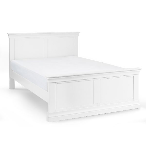 CLERMONT 150CM KING BED - SURF WHITE