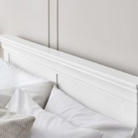 CLERMONT 150CM KING BED - SURF WHITE