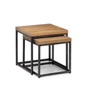 BROOKLYN NESTING LAMP TABLES - OAK