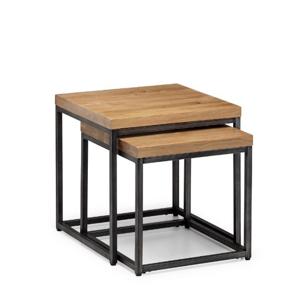 BROOKLYN NESTING LAMP TABLES - OAK