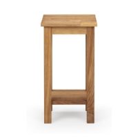 COXMOOR TALL NARROW SIDE TABLE - OAK