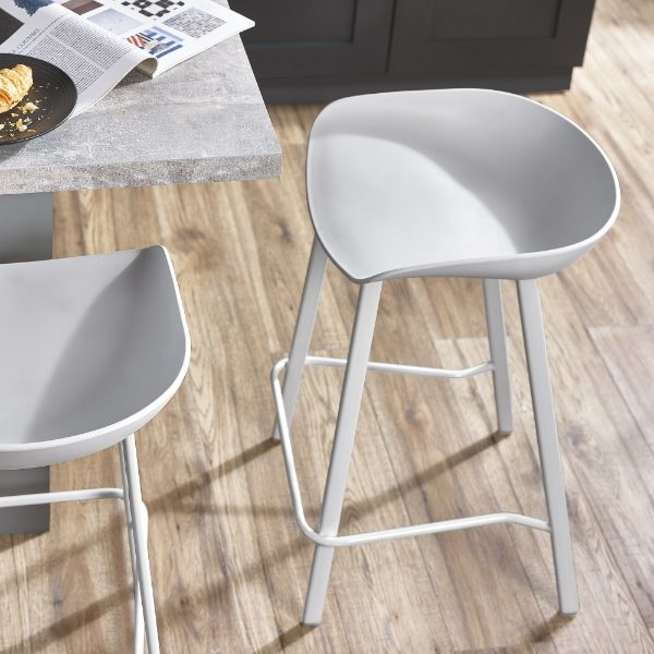 RENZO BAR STOOL GREY