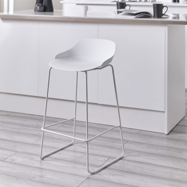 ROCCO STOOL - WHITE