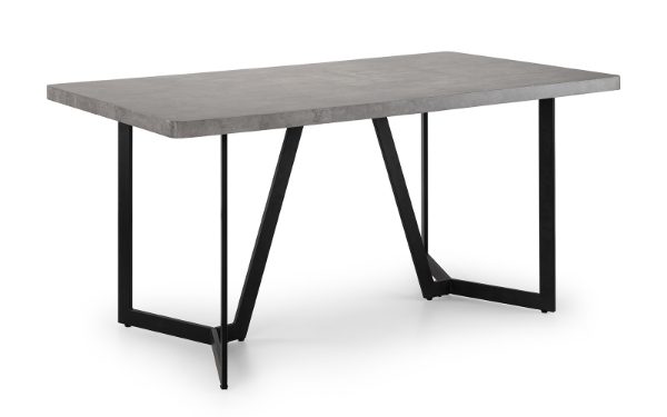 MIL051 - Miller Concrete Effect Dining Table Cutout_1