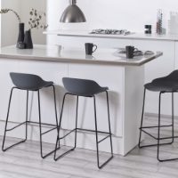 ROCCO STOOL - DARK GREY