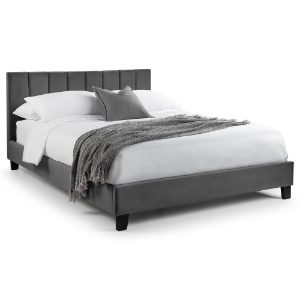 ROS002 - Rosa Velvet 135cm Double Bed Grey Cutout_1