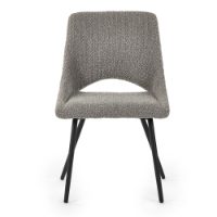 IRIS BOUCLE DINING CHAIR - GREY