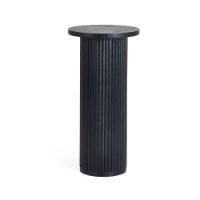 LOU008 - Louis Black Fluted Drinks Table Cutout_1