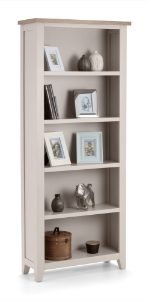 Richmond Tall Bookcase - Elephant Grey/Pale Oak