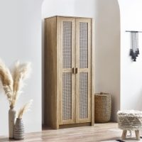 SYD005 - Sydney Rattan Effect Wardrobe Roomset_1