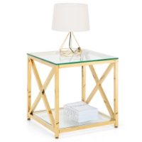 Miami Gold Lamp Table