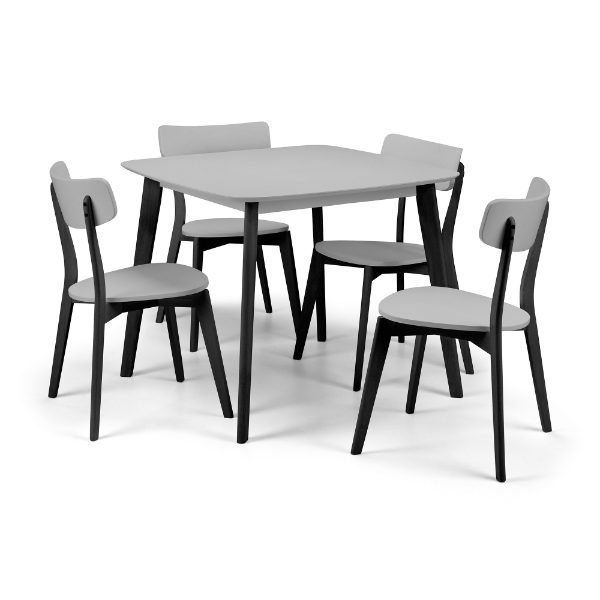 Casa Grey Table &amp; 4 Casa Grey Chairs - NP