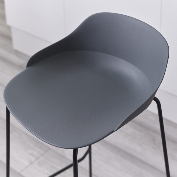 ROCCO STOOL - DARK GREY