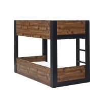 Solomon Bunk Bed -  Rustic And Black