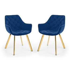 LORENZO DINING CHAIR - BLUE