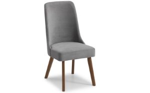 Huxley Chenille Dining Chair Dusk Grey