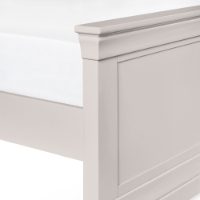 CLERMONT 135CM DOUBLE BED - LIGHT GREY