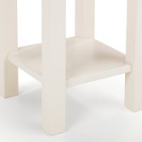 Coxmoor Ivory &amp; Oak Tall Side Table - Legs Detail