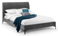 Sanderson Diamond Quilted Velvet Bed