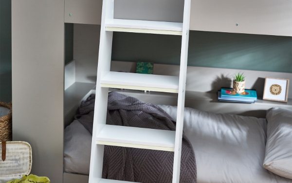 PARSEC BUNK BED TAUPE & WHITE