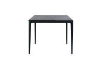 MIAMI SQUARE STONE TOP DINING TABLE - SLATE GREY