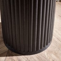 LOU008 - Louis Black Fluted Drinks Table Detail_3