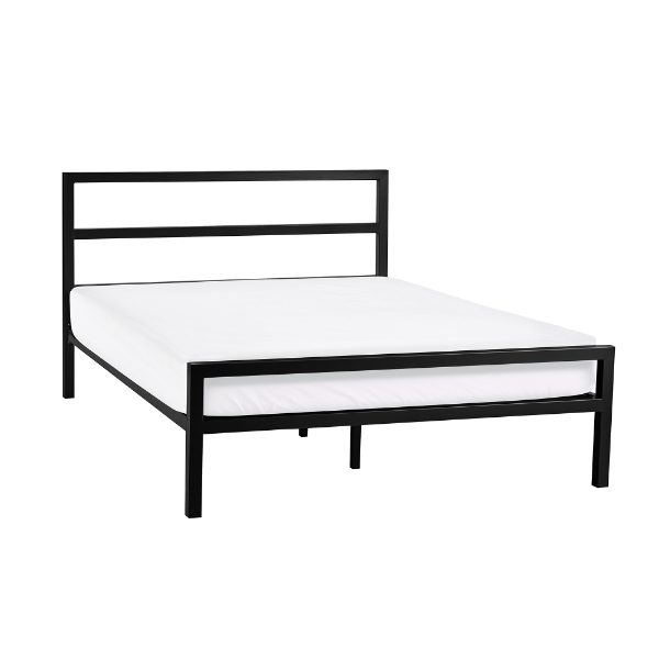 SOTO METAL BED 120CM - SATIN BLACK