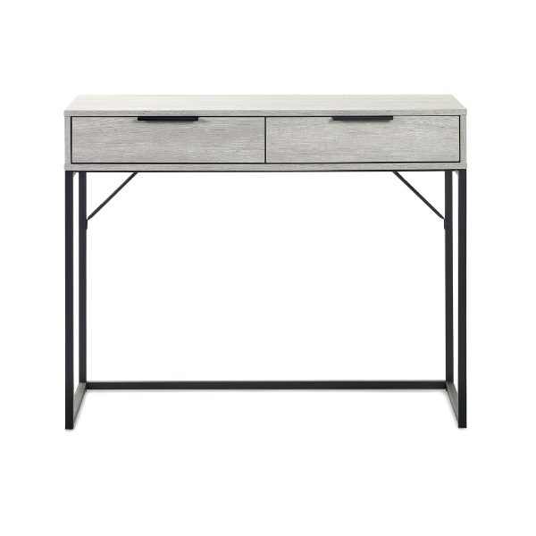 Bali 2 Drawer Dressing Table/Desk - Grey Oak